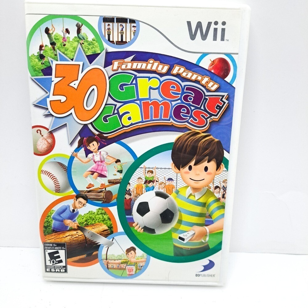 Family Party: 30 Great Games - Nintendo Wii - Fun Family Games